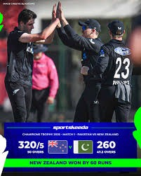 New Zealand Stuns Pakistan in Champions Trophy 2025 Opener