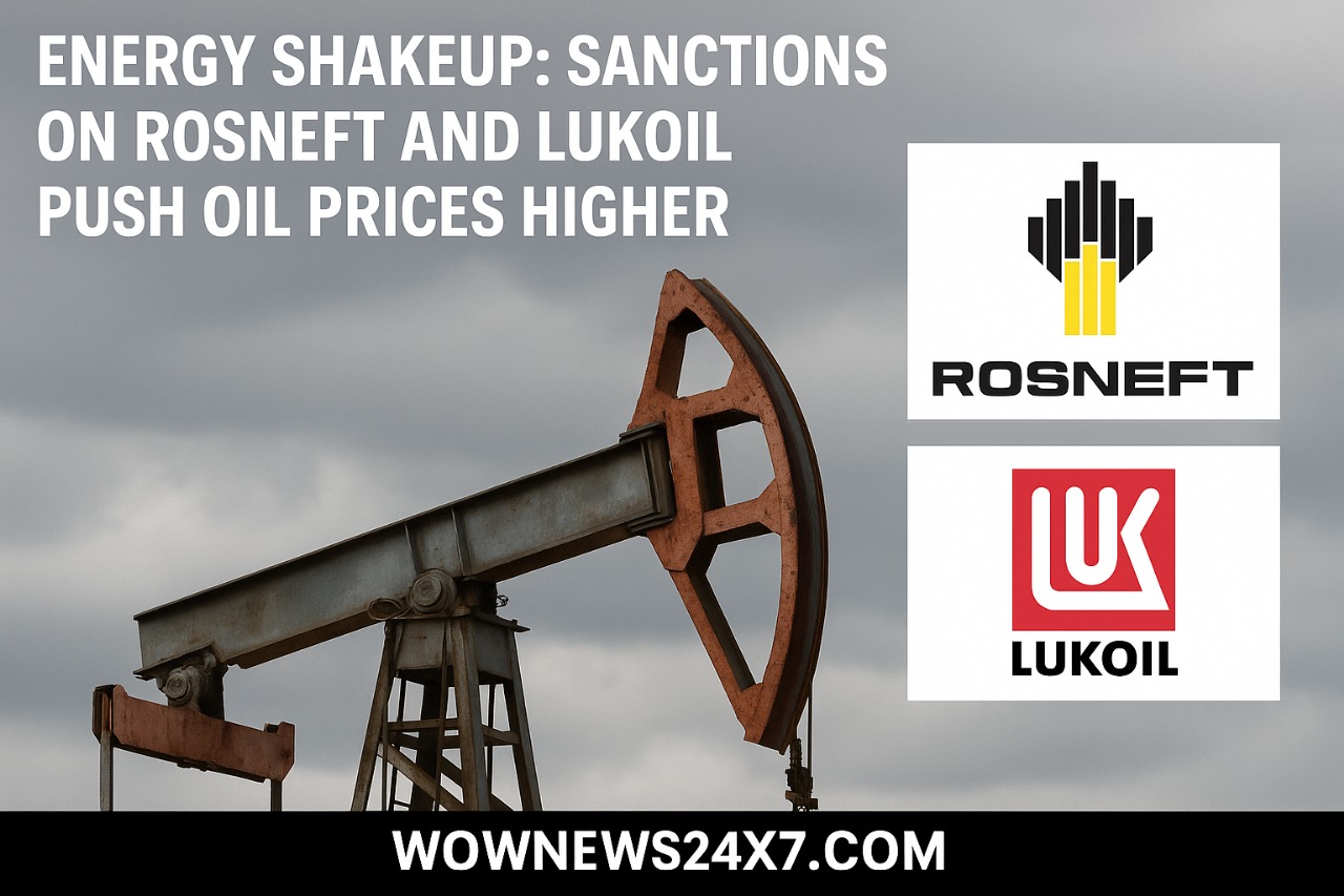 Energy Shakeup: Sanctions on Rosneft and Lukoil Push Oil Prices Higher
