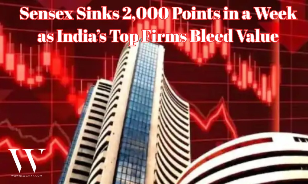 Market Meltdown: India’s Biggest Companies See Wealth Erosion of Historic Scale