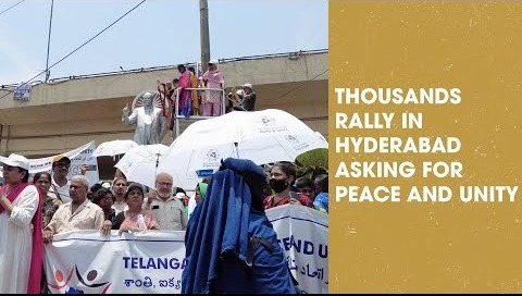 Hyderabad’s Peace March Sends Powerful Message To World Leaders