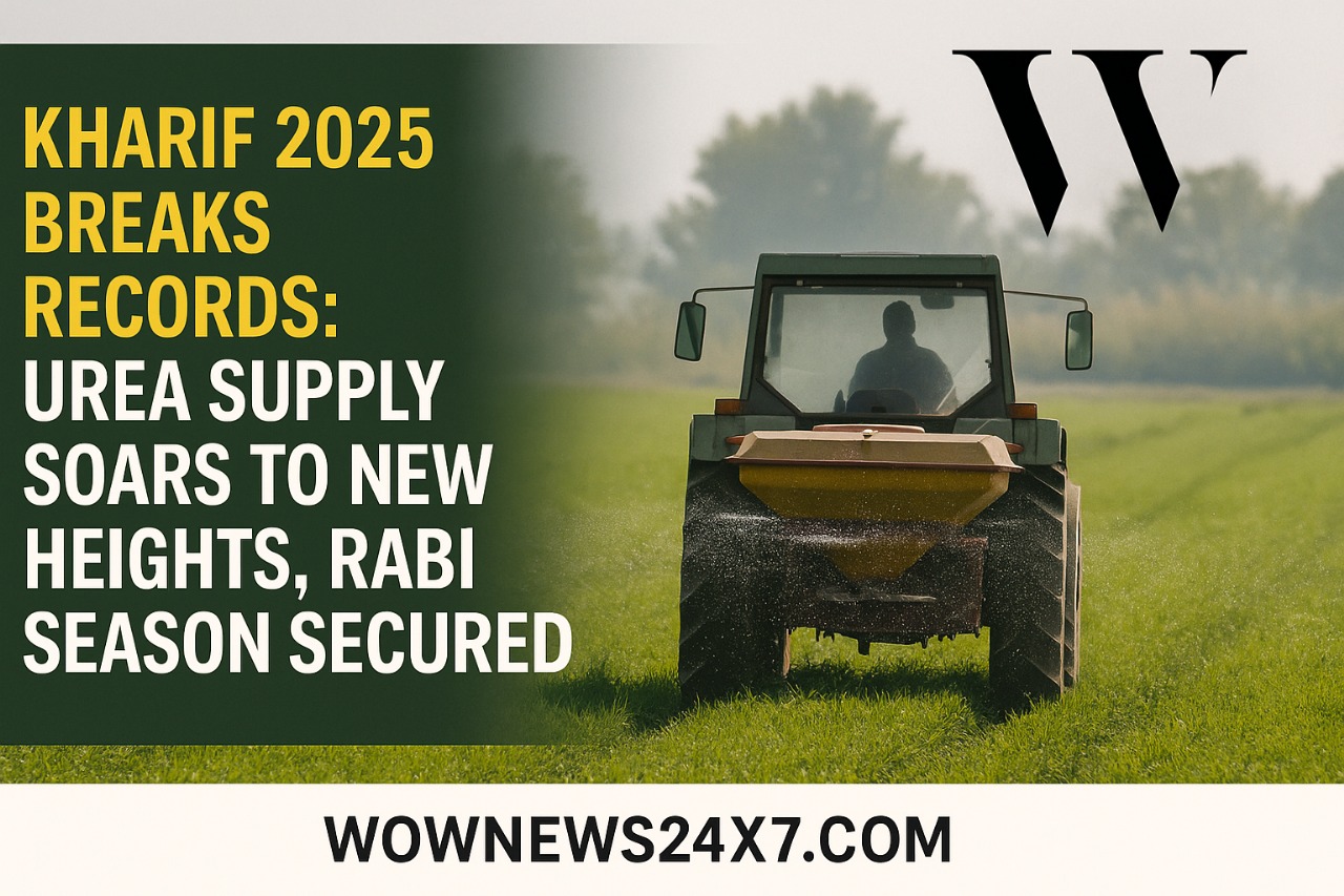 Kharif 2025 Breaks Records: Urea Supply Soars to New Heights, Rabi Season Secured