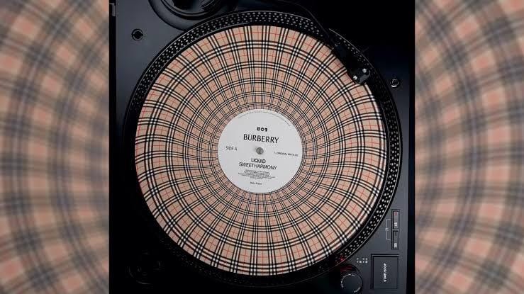 Burberry Drops the Needle on Style: Optical Illusion Vinyls Spin Heritage into Hypnotic Art