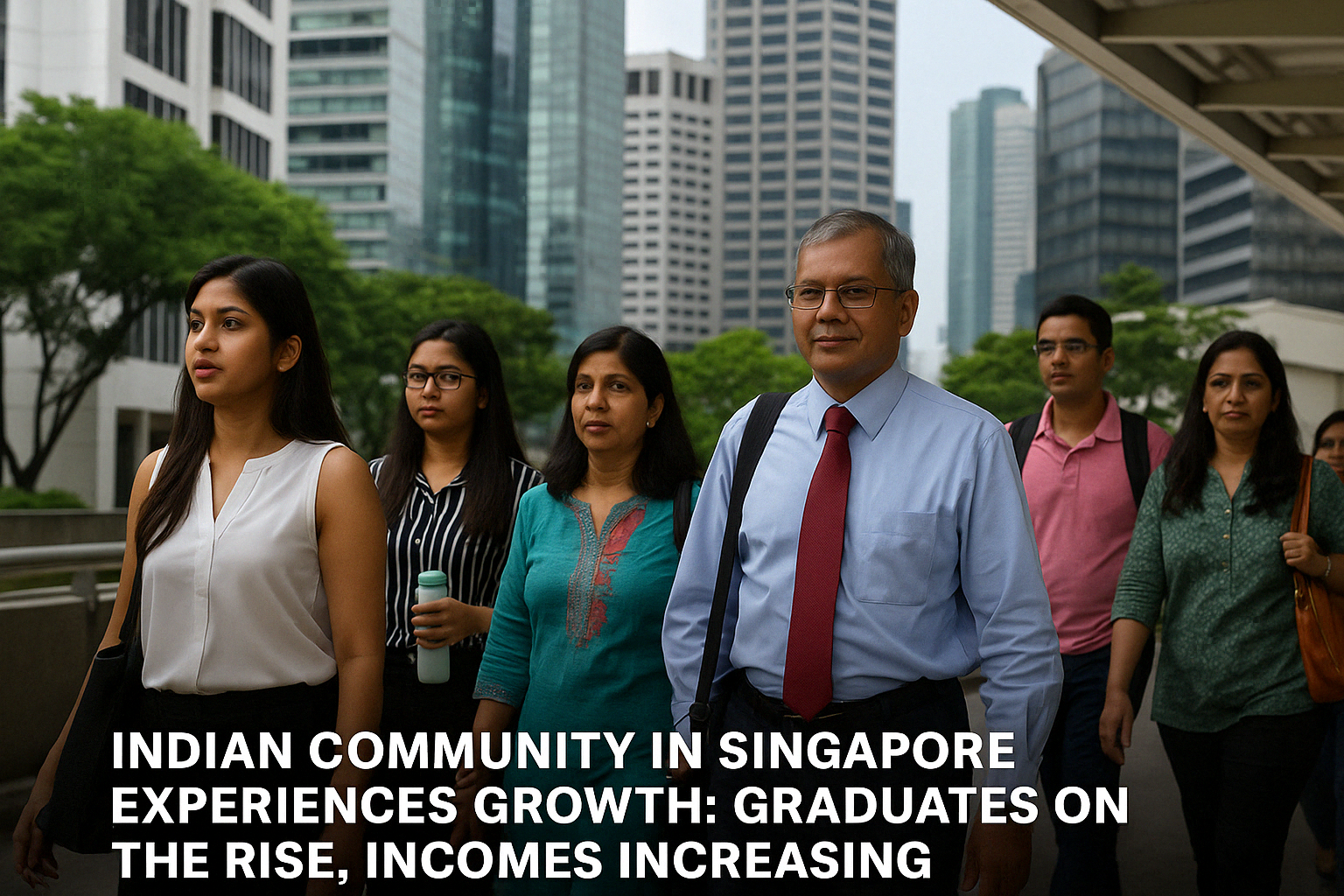 Indian Community in Singapore Experiences Growth: Graduates on the Rise, Incomes Increasing