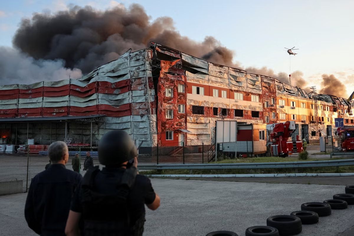 Kyiv Reels After Massive Ballistic Missile Barrage