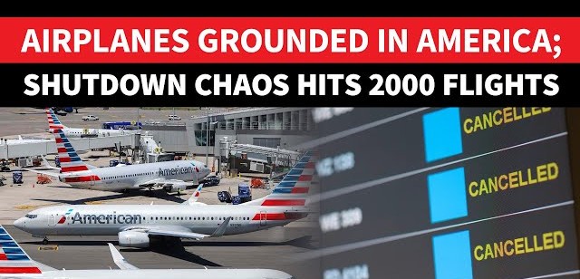 Grounded Nation: 2,000 Flights Cancelled as Shutdown Enters Day 40