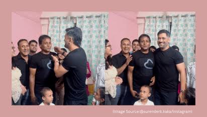 MS Dhoni’s Party Wisdom: The Cake Moment That Won the Internet