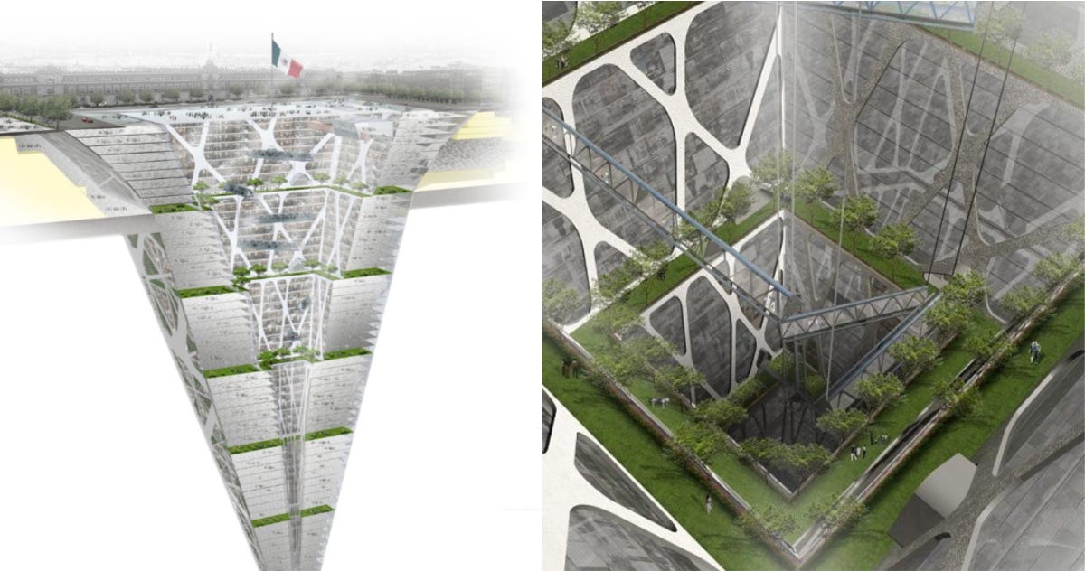 Down to Earth Living: Earthscrapers Offer New Urban Space