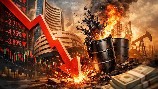 Indian Markets Eye Cautious Open as Crude Surges Past $100