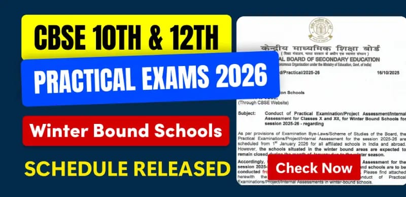 Practical First: CBSE Sets November 6 Start for Winter-Bound Schools