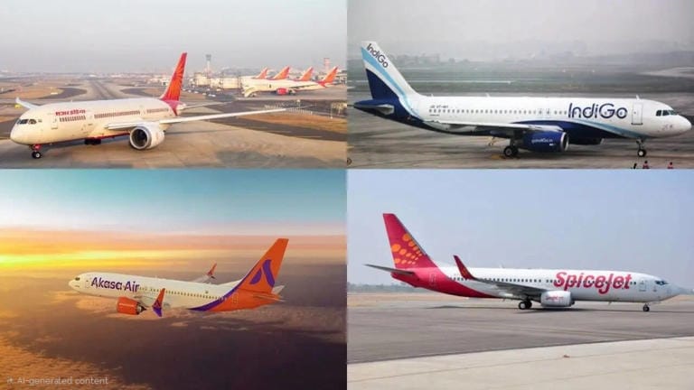 Sky High Momentum: IndiGo Dominates, Air India Surges, Akasa & SpiceJet Stay Steady