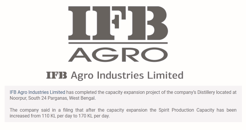 IFB Agro Seeks Independent Probe Into Alleged Excise Interference