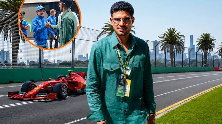 Shubman Gill Meets Kimi Antonelli at Silverstone F1 Grand Prix