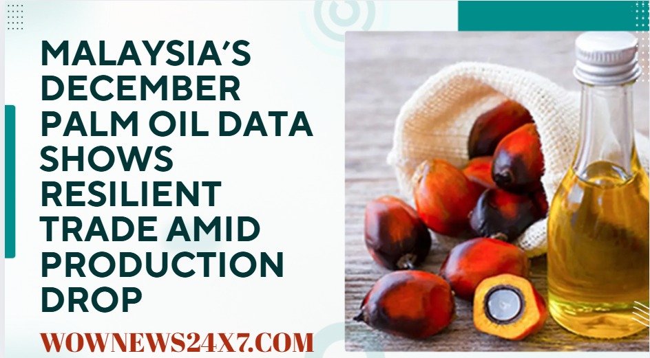 Malaysia’s Palm Oil Sector Ends 2025 with Higher Exports, Rising Stocks, and Lower Output