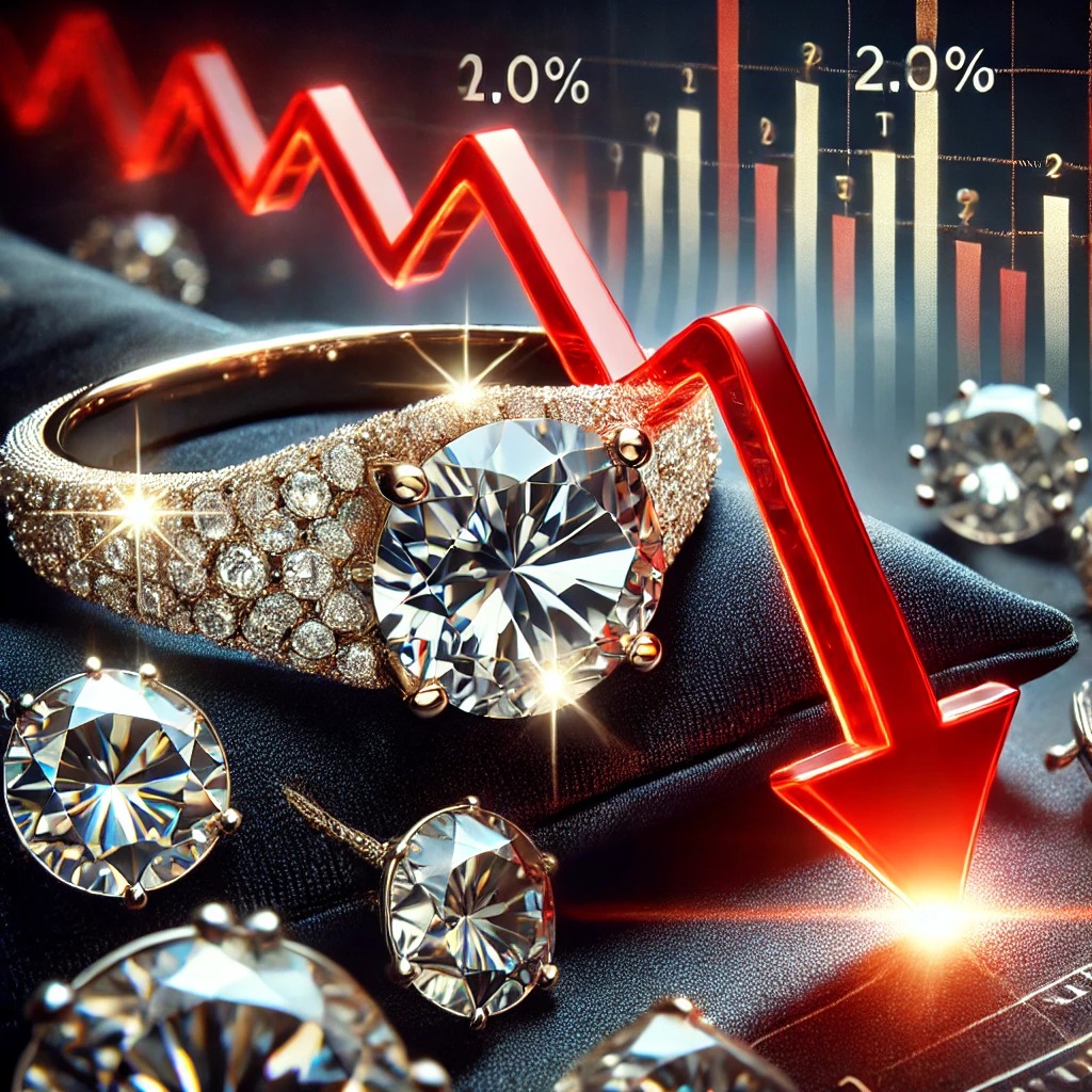 Diamonds Lose Their Sparkle: Prices Plunge to Century-Low Levels