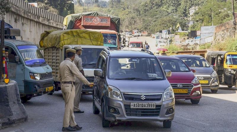 Commuter Alert: Heightened Security Triggers Transit Halts Along the Assam-Meghalaya Border