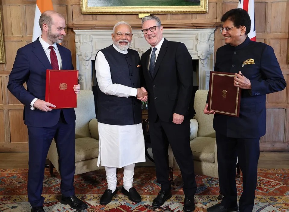 Economic and Security Cooperation Take Center Stage as UK PM Keir Starmer Visits India