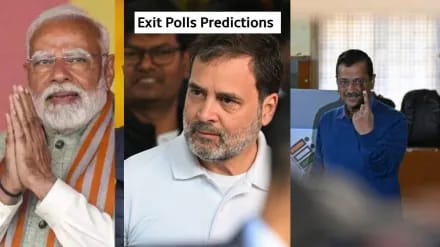 BJP Set to Reclaim Delhi After 27 Years:Exit Polls Predict Landslide Victory