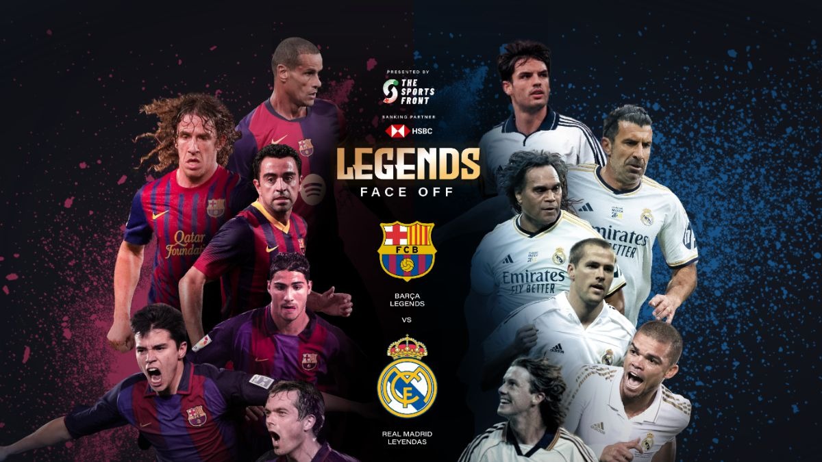 Epic Showdown: Legends of Real Madrid and Barcelona Set to Ignite Mumbai