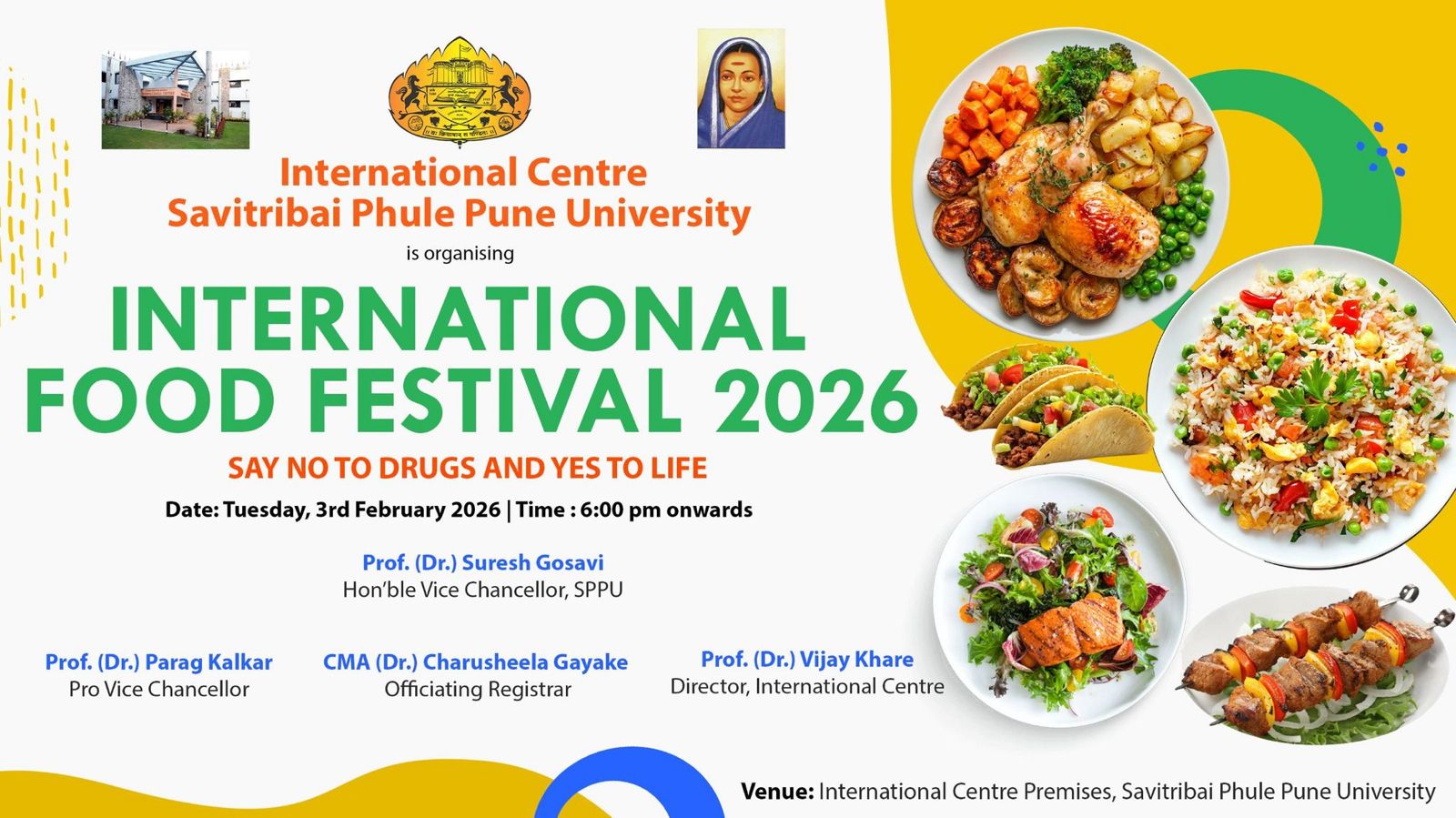 SPPU’s International Food Festival Showcases Global Flavors with a Strong Anti-Drug Message