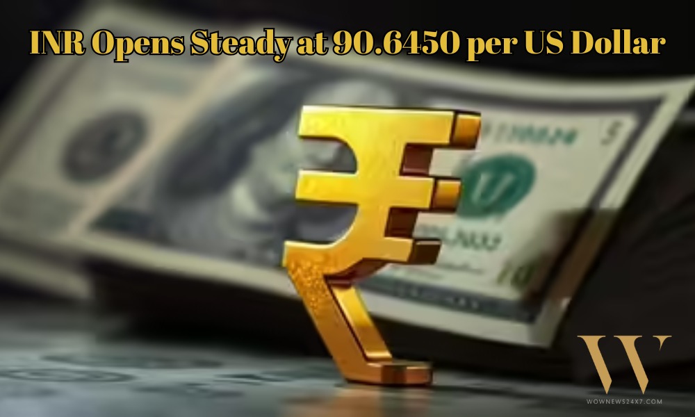 Rupee Holds Ground Against Dollar, Opens Nearly Unchanged at 90.6450