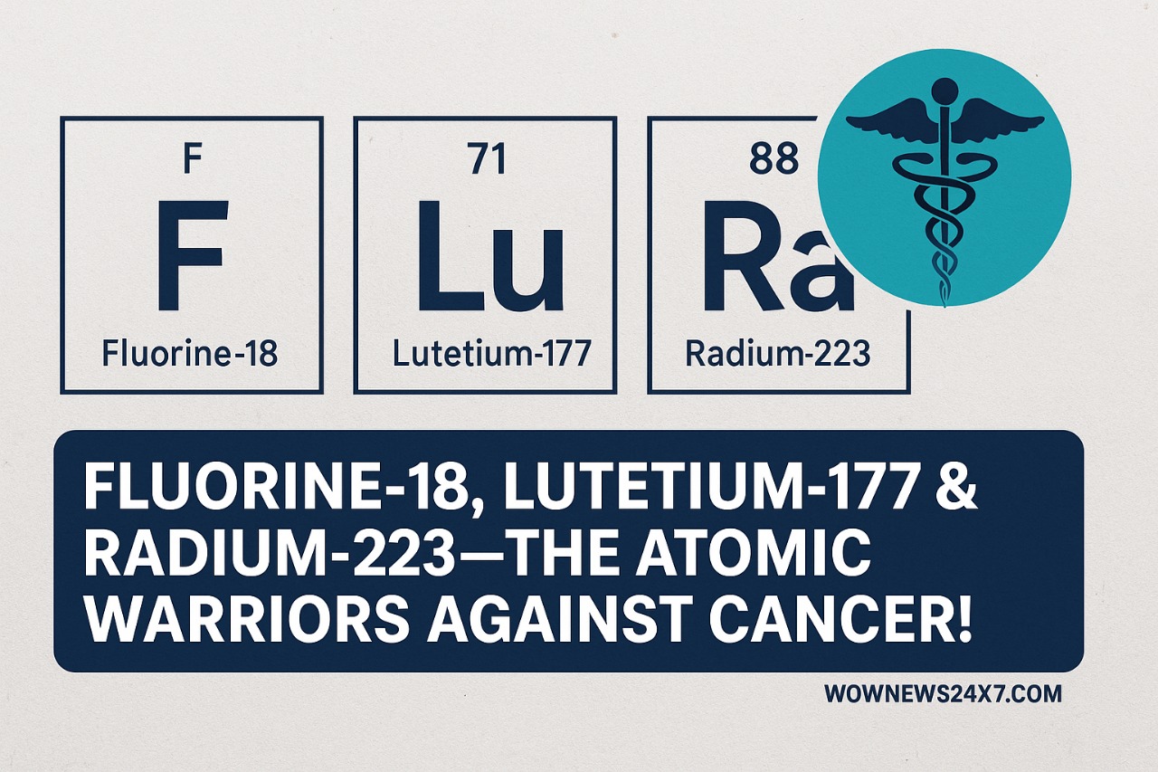 Fluorine-18, Lutetium-177 & Radium-223—The Atomic Warriors Against Cancer!