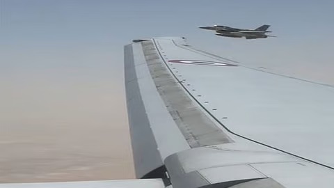 F-16 Salute In The Skies: UAE Fighters Escort PM Modi’s Aircraft