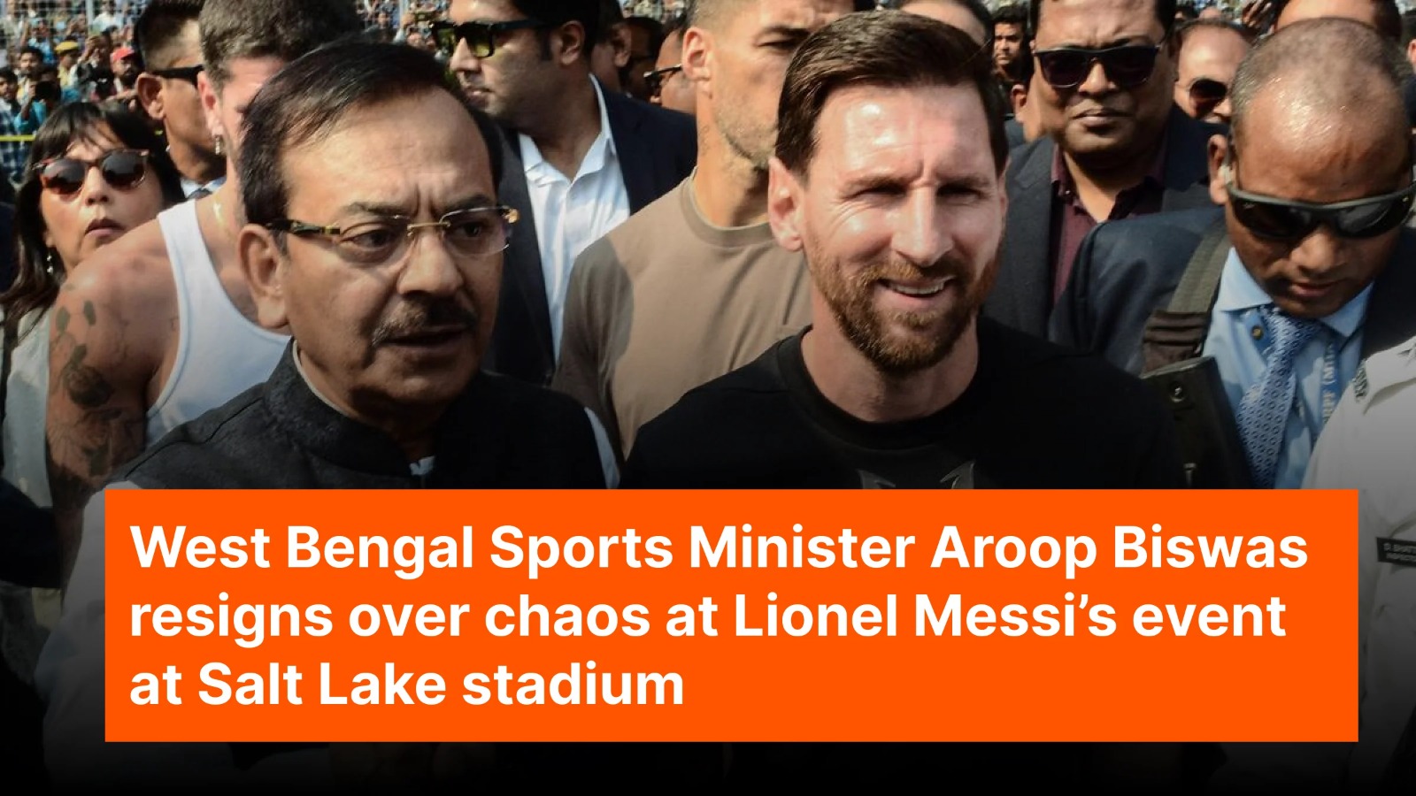 Resignation Ripple: Aroop Biswas Steps Down After Messi Event Chaos