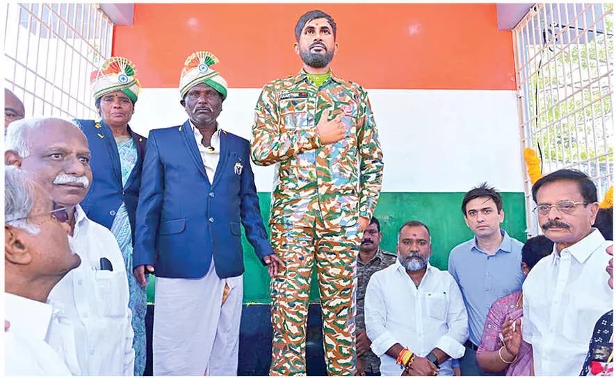 Martyr Karthik Yadav’s Legacy Celebrated as Symbol of Patriotism and Inspiration for Youth