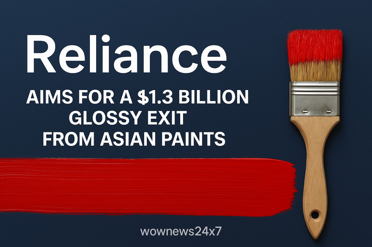 Reliance Aims for a $1.3 Billion Glossy Exit from Asian Paints