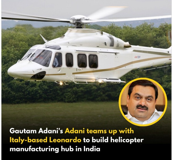 Rotor Revolution: Adani Partners Italy For Copter Build