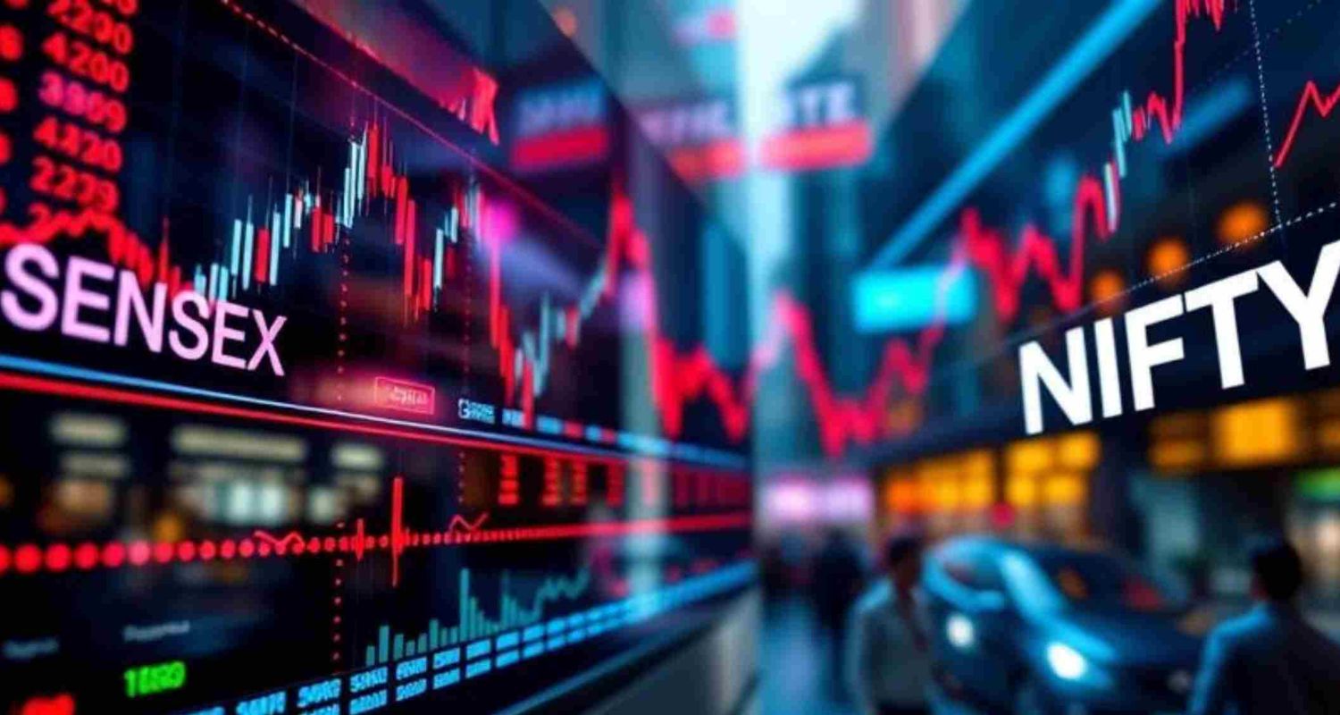 Sensex Slides 0.05%, Nifty Edges Up 0.1% as Investors Balance Optimism with Caution