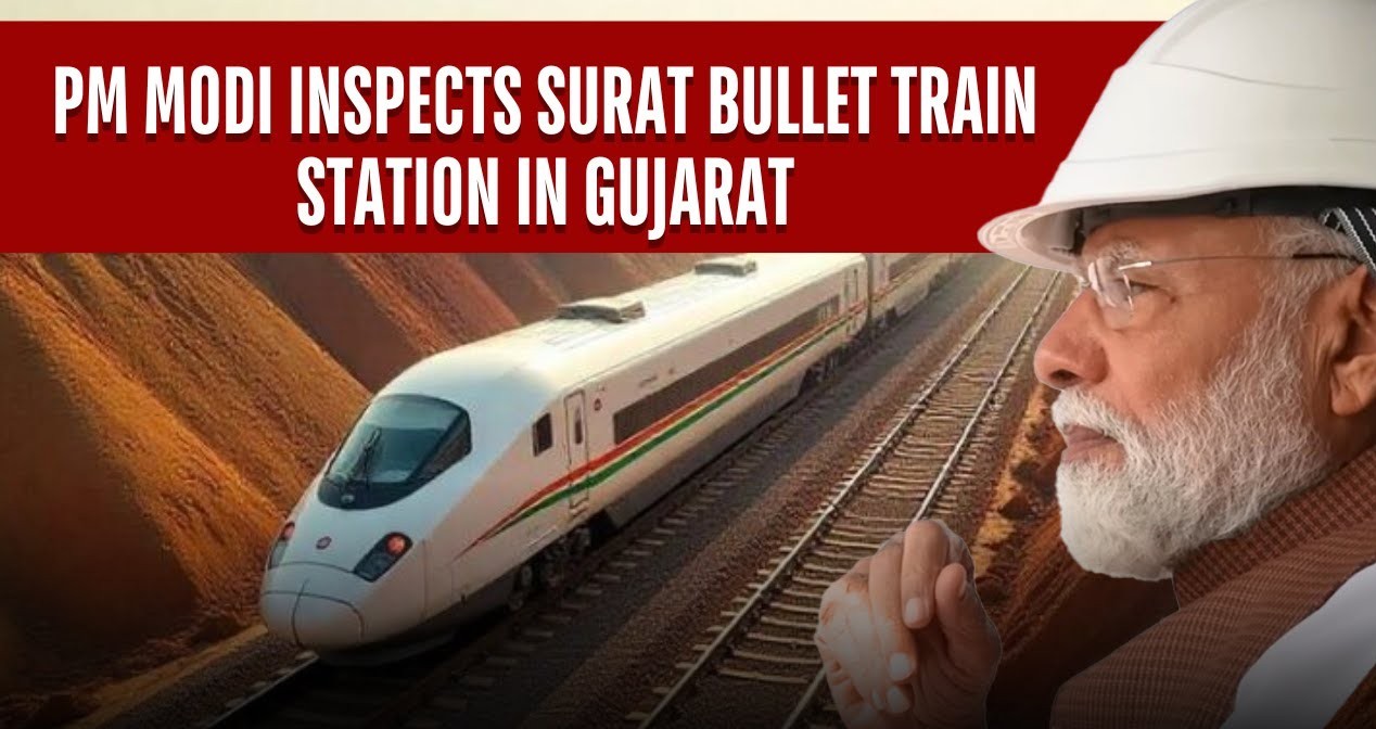 Bullet Time: PM Modi Reviews Surat Station on India’s First High-Speed Rail Corridor