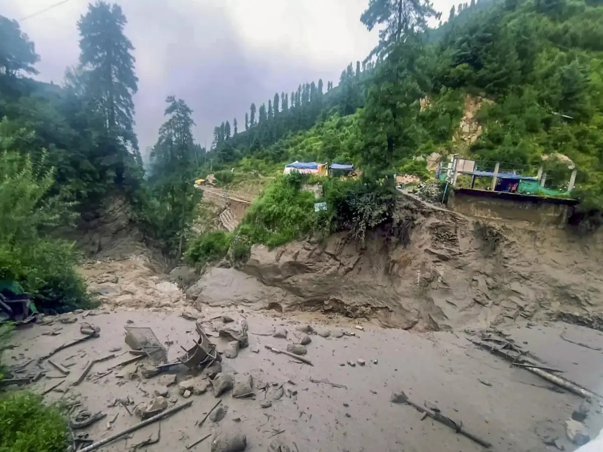 Flash Floods and Landslides Devastate Mandi Town in Himachal Pradesh