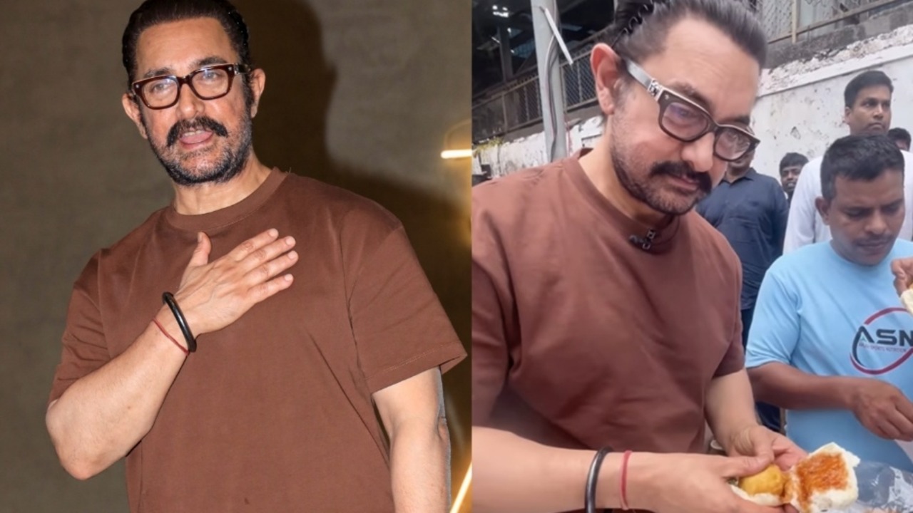 Aamir Khan’s Vada Pav Stunt Sparks Internet Frenzy Amid Film Promotions