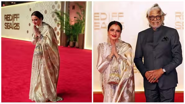 Rekha Shines At Red Sea Festival With Honouree Award
