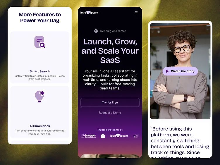 AI SaaS Landing Page Design 2026: Modern Marketing Websites Get a Smart Makeover