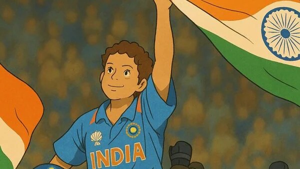 Tendulkar's Ghibli Filter: A Dreamy Dive into Cricket History!