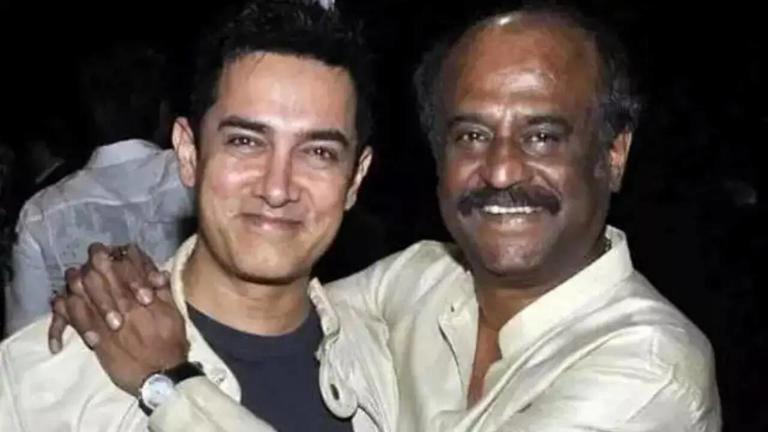 Feet Off the Ground, Hearts Full: Rajinikanth Stops Aamir’s Gesture with Love