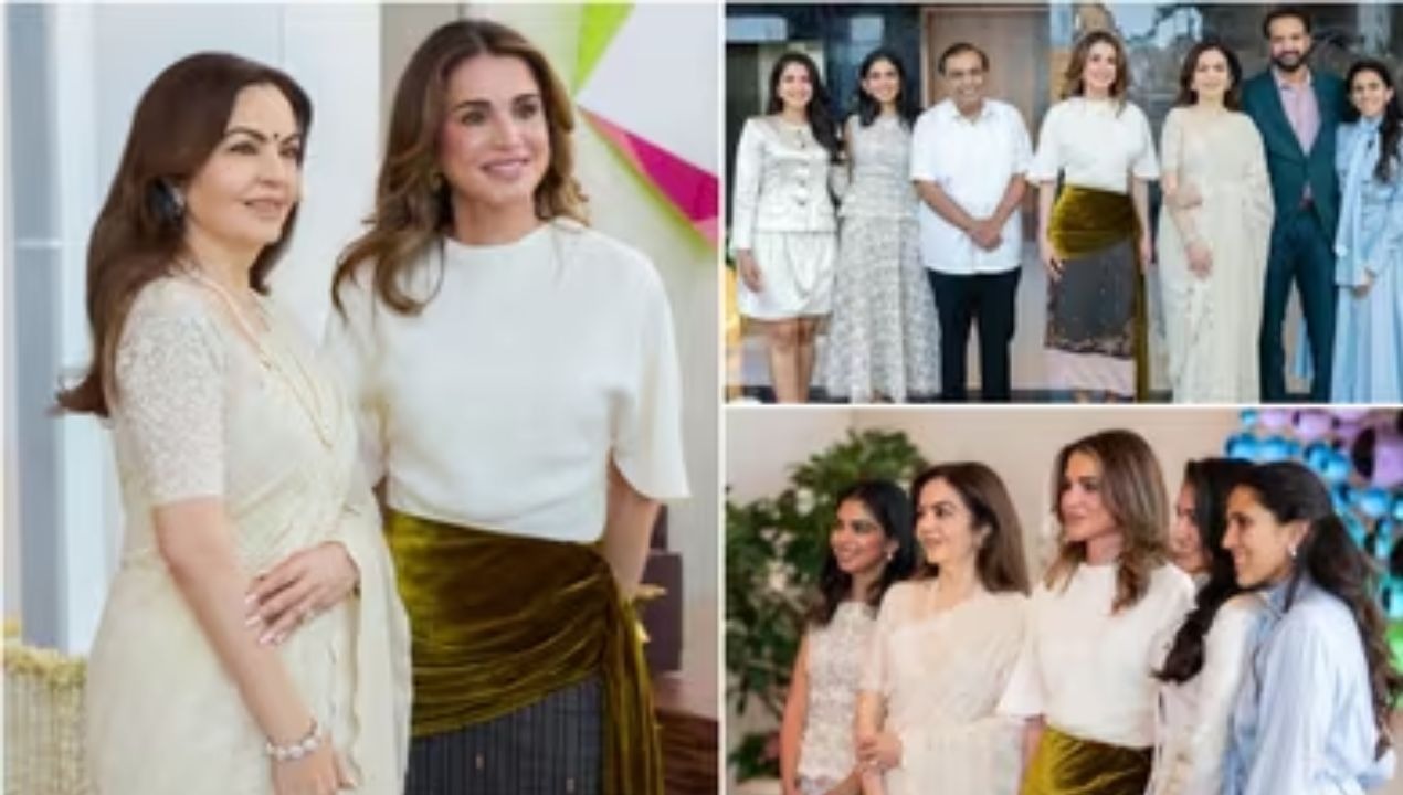 Nita Ambani Welcomes Queen Rania Of Jordan In Mumbai With Cultural Elegance