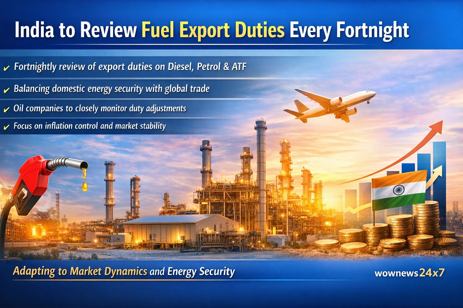 India To Reassess Fuel Export Duties With Revenue Boost