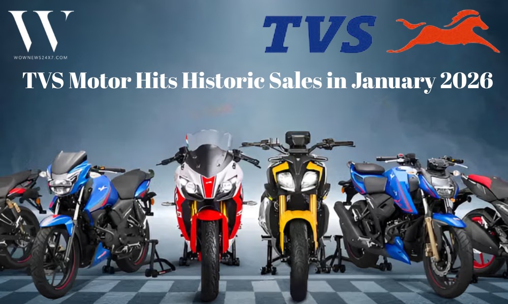 TVS Motor Accelerates Growth With 511,766 Units Sold in January