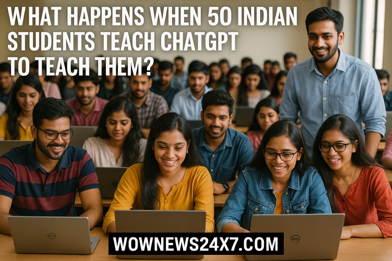 What Happens When 50 Indian Students Teach ChatGPT to Teach Them?