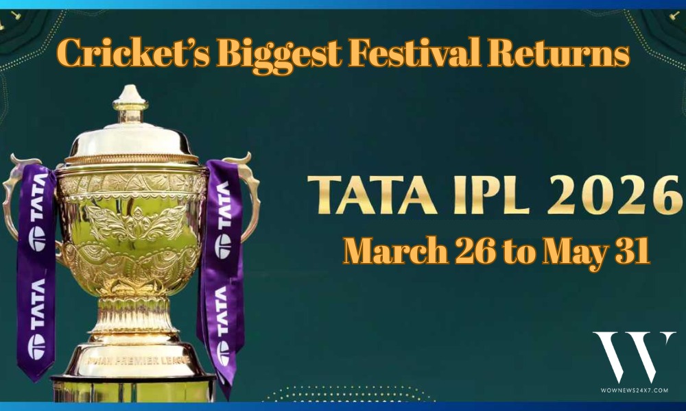 IPL 2026 Dates Locked: Cricket Carnival from March 26 to May 31