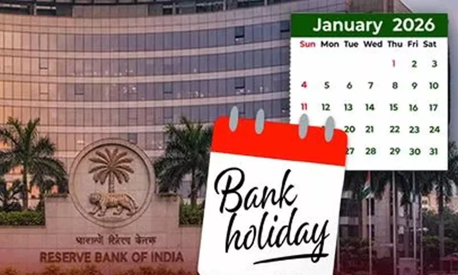 RBI Bank Holiday List 2026: Banks to Remain Shut for 10 Days in January - Plan Your Visits Early