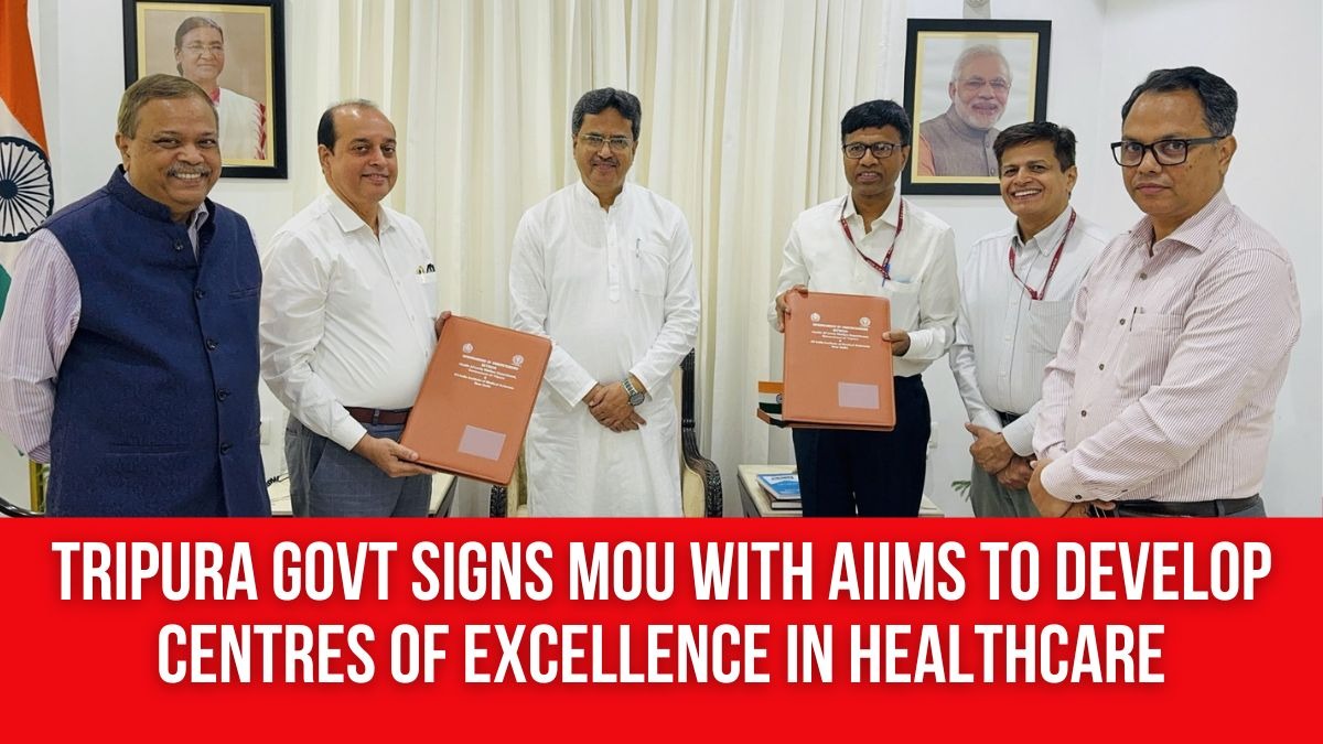 Tripura CM Reviews Progress On AIIMS MoU As Healthcare Reforms Advance