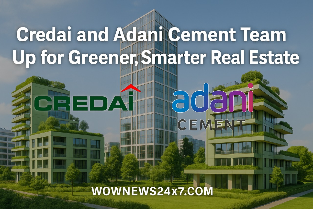 Credai and Adani Cement Team Up for Greener, Smarter Real Estate