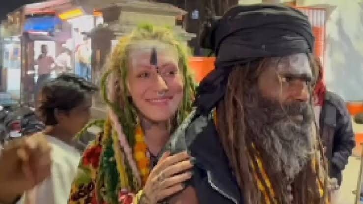 Aghori Baba's Unconventional Love Story with Russian Woman Captivates Maha Kumbh 2025