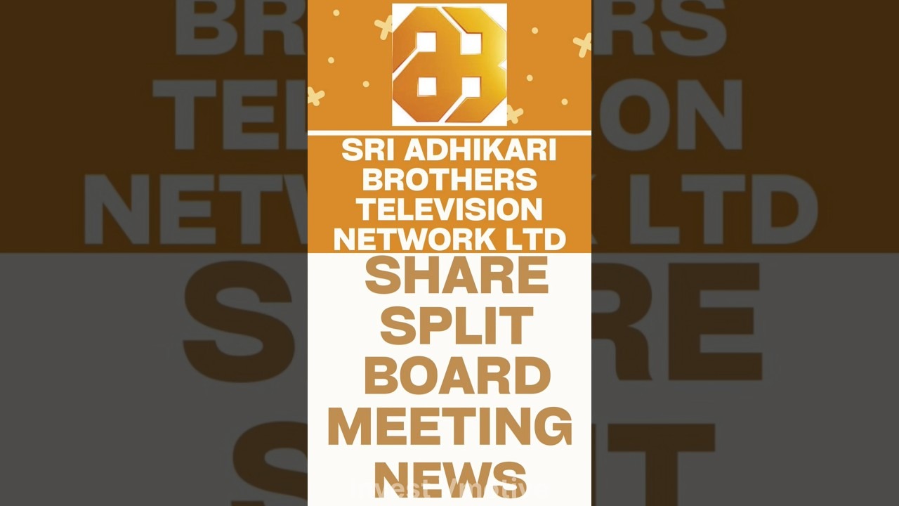 Sri Adhikari Brothers Television Network Announces Leadership Change And Share Split