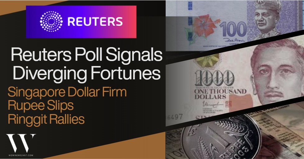 Reuters FX Poll Highlights Diverging Fortunes: Singapore Dollar Gains, Rupee Weakens, Ringgit Rallies