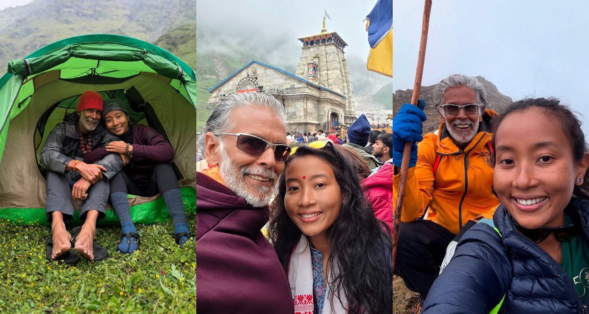 Fitness Meets Faith—Milind Soman, Ankita Konwar Finish 30-Km Spiritual Trek to Kedarnath